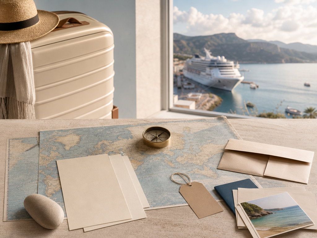 Mediterranean port view
